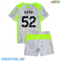 Camisa de time de futebol Manchester City Oscar Bobb #52 Replicas 3º Equipamento Infantil 2025-26 Manga Curta (+ Calças curtas)